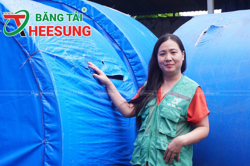 cấp băng tải cao su kháng cháy