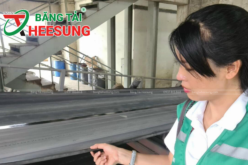 chọn độ dày băng tải cao su