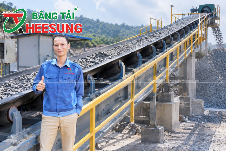 cung cấp băng tải cao su đa dạng độ dày