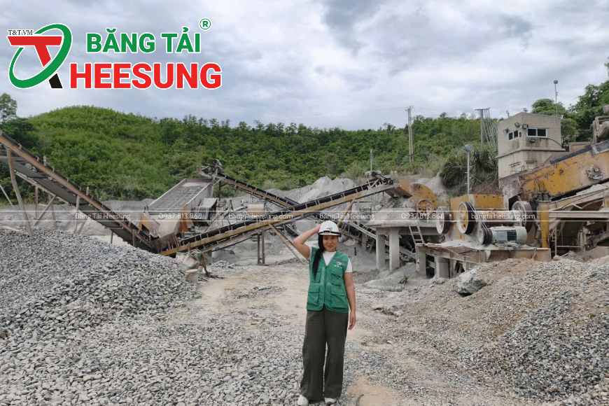 cung cấp băng tải trong khai thác mỏ